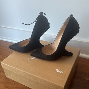 Black Wedge Unique Christian Louboutin Heels